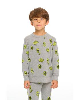 Chaser | Boys' Alien Print Sweatshirt - Little Kid商品图片,