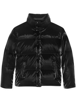 推荐Lacquered-effect oversized down jacket商品