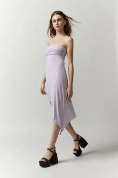 推荐UO Y2K Asymmetrical Midi Dress商品