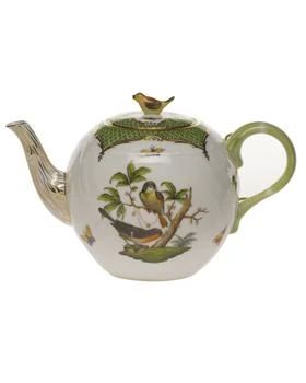Herend | Rothschild Bird Green Border Tea Pot with Bird,商家Neiman Marcus,价格¥5959