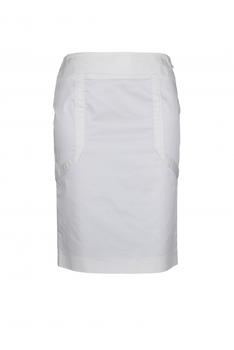 Gucci | Luxury Skirt For Women   White Gucci Skirt With Slit At The Back商品图片,9折
