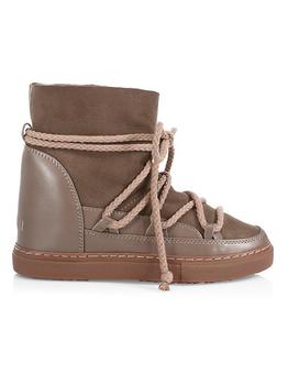 INUIKII | Classic Leather Wedge Sneaker Boots商品图片,