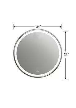 商品CHLOE Lighting | SPECULO Embedded LED Mirror 6000K Daylight White 24 Wide,商家Belk,价格¥1575图片