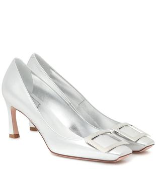 Roger Vivier, Roger Vivier | Belle Vivier Trompette leather pumps商品图片 