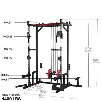 Streamdale Furniture | Streamdale Power Cage with LAT PullDown,商家Premium Outlets,价格¥7749