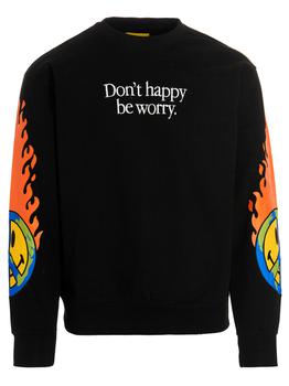 推荐'Smiley Earth On Fire' sweatshirt商品