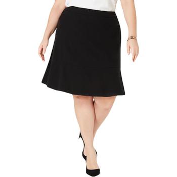 Bar III | Bar III Womens Plus Ruffle-Hem Suit Separate Pencil Skirt商品图片,2.1折×额外8.5折, 独家减免邮费, 额外八五折