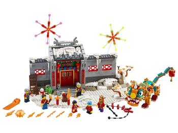 商品LEGO Story of Nian 80106 Building Kit; Collectible, Educational, Lunar New Year Gift Toy for Kids, New 2021 (1,067 Pieces)图片