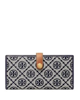 Tory Burch | T Monogram Slim Zip Wallet,商家Bloomingdale's,价格¥1622