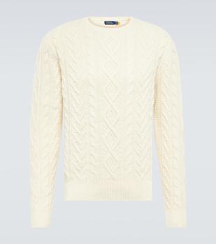 推荐Cable-knit wool and cashmere sweater商品