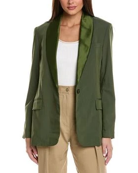 3.1 Phillip Lim | Shawl Lapel Wool-Blend Blazer,商家Premium Outlets,价格¥2424