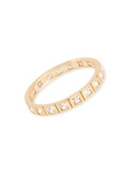商品Shashi | Carrie 18K Gold Vermeil & Cubic Zirconia Ring,商家Saks OFF 5TH,价格¥128图片