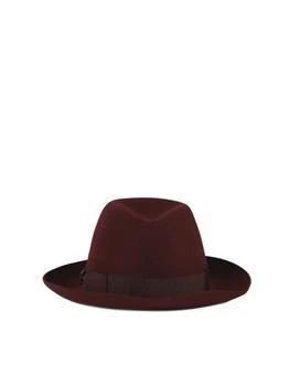 BORSALINO | Borsalino Bow-Detailed Felt Bucket Hat 5.7折