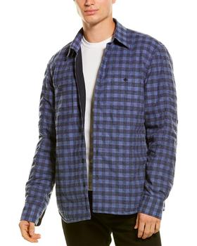 SCOTT BARBER | Scott Barber Wool-Blend Shirt Jacket商品图片,2.9折