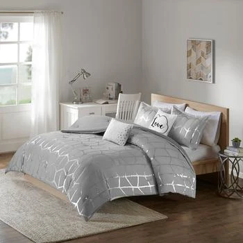 Simplie Fun | Raina Metallic Printed Comforter Set,商家Premium Outlets,价格¥860