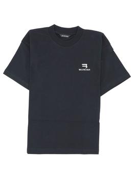 推荐Balenciaga Kids Logo Detailed Crewneck T-Shirt商品