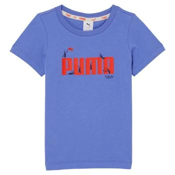 Puma | Tiny x Graphic Crew Neck Short Sleeve T-Shirt (Youth),商家SHOEBACCA,价格¥98