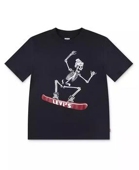 Levi's | Big Boys Shredding Skeleton Short Sleeve T-Shirt,商家Macy's,价格¥89