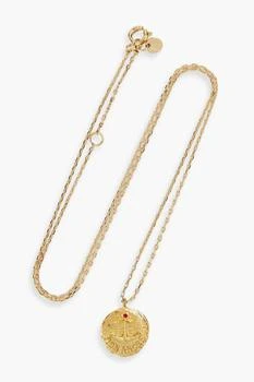 Maje | Gold-tone crystal necklace,商家THE OUTNET US,价格¥413