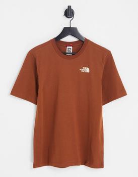 The North Face | The North Face Relaxed Simple Dome t-shirt in brown Exclusive at ASOS商品图片,