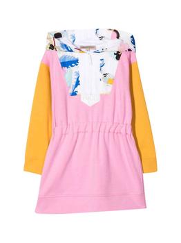 推荐Emilio Pucci Pink Dress With Multicolor Inserts商品