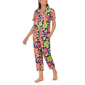 Bedhead PJs | Trina Turk x Bedhead Short Sleeve Cropped PJ Set 