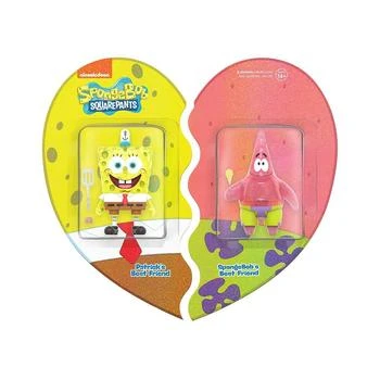 SpongeBob SquarePants SpongeBob And Patrick BFF 2-Pack (Glitter) ReAction Figures