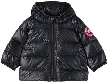 商品Canada Goose | Baby Black Crofton Hoody Down Jacket,商家SSENSE,价格¥4082图片