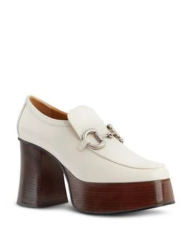 Gucci | Women's Horsebit Platform Loafers 