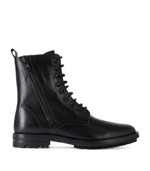 推荐Leather Lace-Up Boots商品