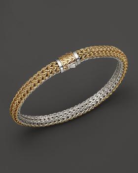 小银瓶精选, John Hardy | Classic Chain Gold & Silver Small Reversible Bracelet商品图片 独家减免邮费