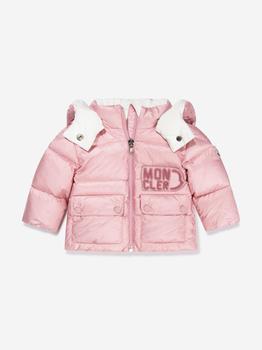 商品Moncler | Baby Girls Down Padded Abbaye Jacket in Pink,商家Childsplay Clothing,价格¥3342图片