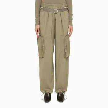 Dion Lee | SAGE GREEN CARGO TROUSERS WITH BELT BAG,商家Boutiques Premium,价格¥5420