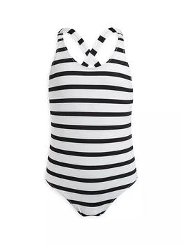 Vilebrequin | Little Girl's & Girl's Striped One-Piece Swimsuit,商家Saks Fifth Avenue,价格¥1081