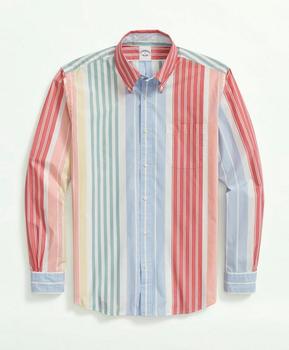 Brooks Brothers | Friday Shirt, Poplin Striped商品图片,5.5折, 特价