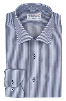 Lorenzo Uomo, Lorenzo Uomo | Trim Fit Stripe Cotton Dress Shirt商品图片 3.9折