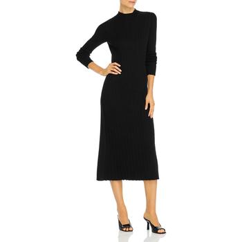 vince dress, Vince | Vince Womens Ribbed Midi Sweaterdress商品图片 3.4折