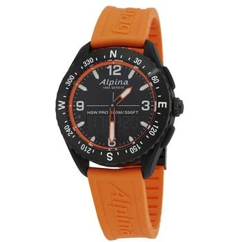 Alpina | Alpiner X Quartz Black Dial Men's Smart Watch AL-283LBO5AQ6,商家Jomashop,价格¥2897