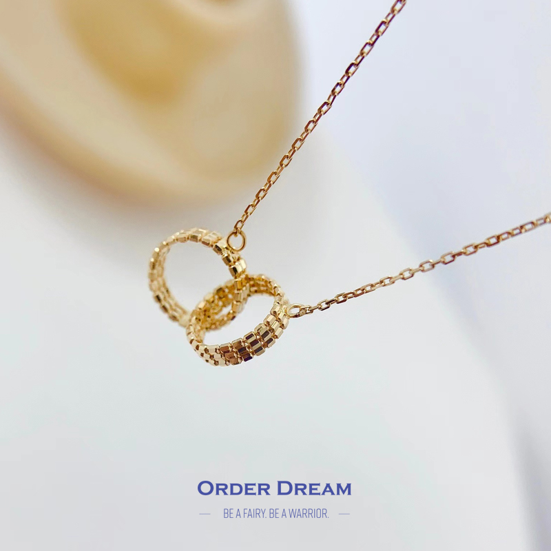 商品Order Dream | 18k金小双环项链,商家Order Dream,价格¥1125图片
