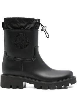 Moncler | Moncler Black 'Kickstream' Rain Boots,商家Baltini,价格¥2448