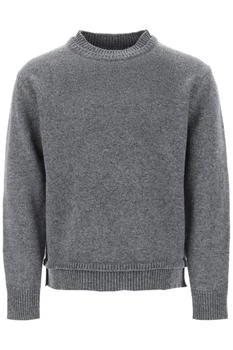 MAISON MARGIELA | CREW NECK SWEATER WITH ELBOW PATCHES 4.2折