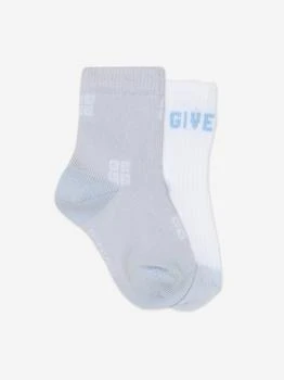 Givenchy | Givenchy Baby Boys 2 Pairs Of Socks Set in Blue,商家Childsplay Clothing,价格¥548