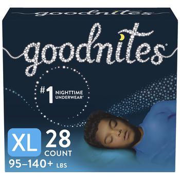 商品GoodNites | Boys' Nighttime Bedwetting Underwear XL,商家Walgreens,价格¥251图片