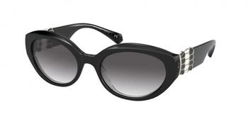 BVLGARI, BVLGARI | Grey Gradient Oval Ladies Sunglasses BV8227BF 53818G 55商品图片 2.7折