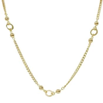 Pompeii3 | 24" 14K Yellow Gold Chain Womens Curb Necklace 15.4 Grams,商家Premium Outlets,价格¥14191