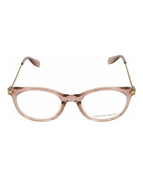 Alexander McQueen | Round Acetate Optical Glasses商品图片,2.7折×额外9折, 独家减免邮费, 额外九折