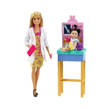 Barbie | You Can Be Anything Pediatrician Doll & Playset,商家Macy's,价格¥82