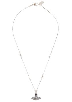 Vivienne Westwood | Glenda Bas Relief silver-tone orb necklace商品图片,