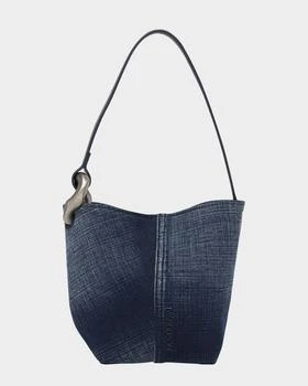 JW Anderson | Corner Small Acid Wash Denim Bucket Bag,商家Neiman Marcus,价格¥5018