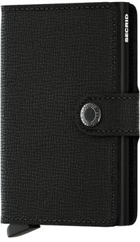 商品Crisple Black Leather Mini Wallet图片